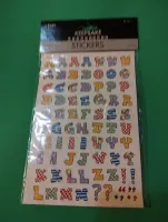 2 sheet alphebet stickers